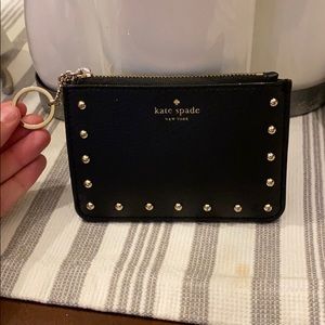 Studded Kate Spade key chain wallet.